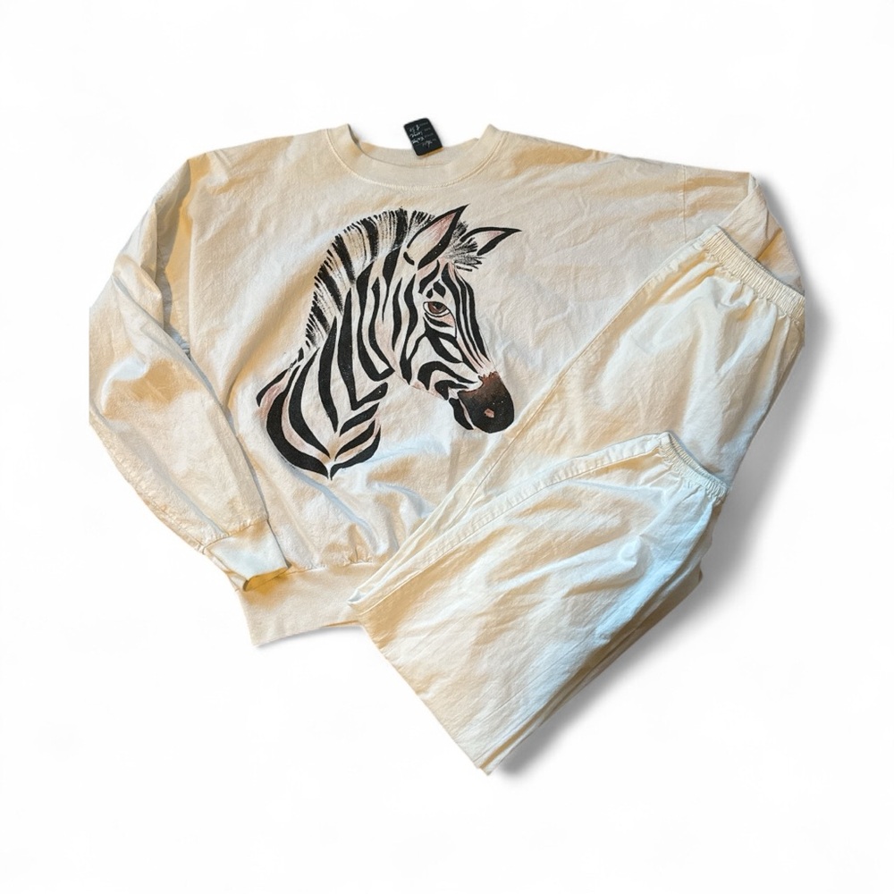 Vintage Zebra Print Set